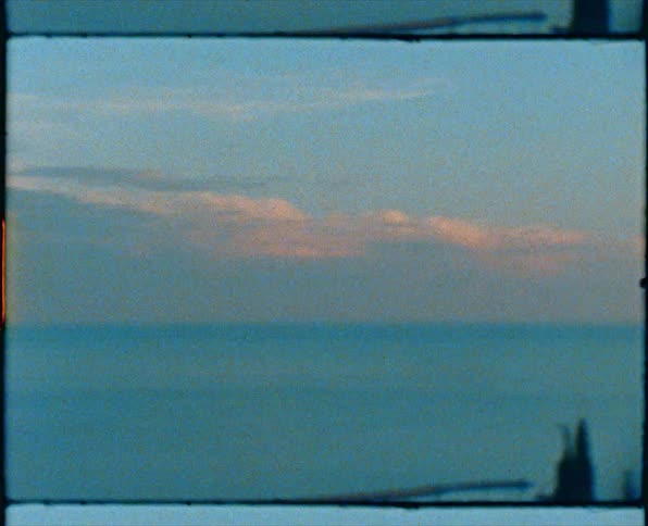 A view of clouds above the ocean outdoors