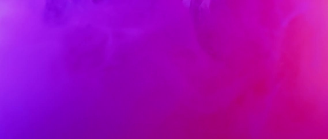 A purple smoke cloud changes color and size