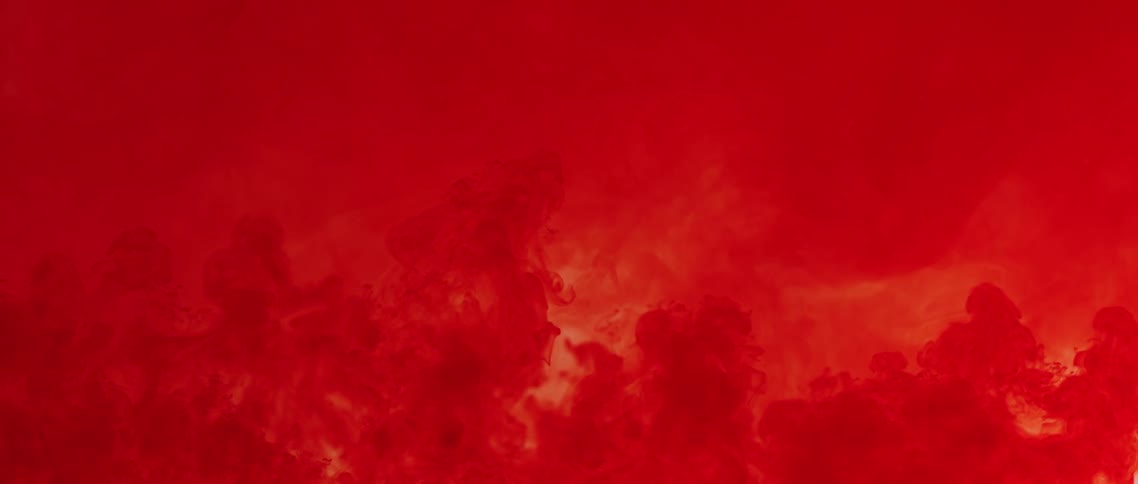 Red black and white colors that look like paint and water