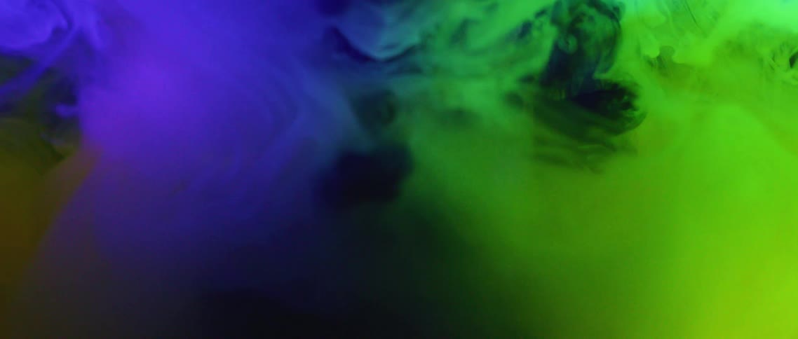 Clouds of color float and roll as they go from light to shadow