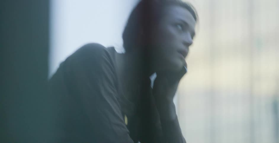 A person answering a phone call