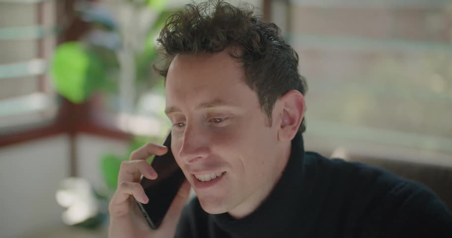 Male talking on phone