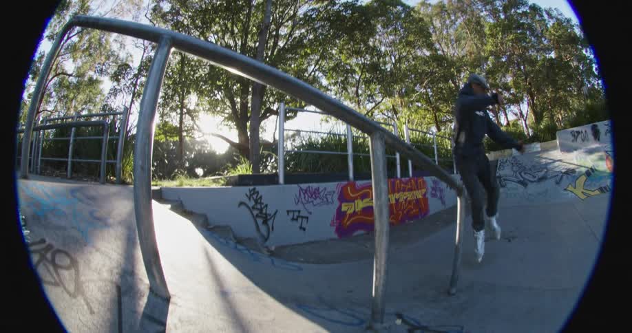 Human rollerskating