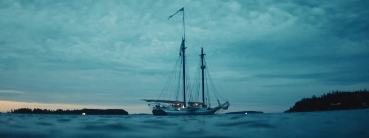 A sailboat on the water