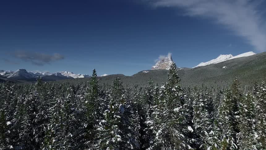 Winter Mountain Aerials
