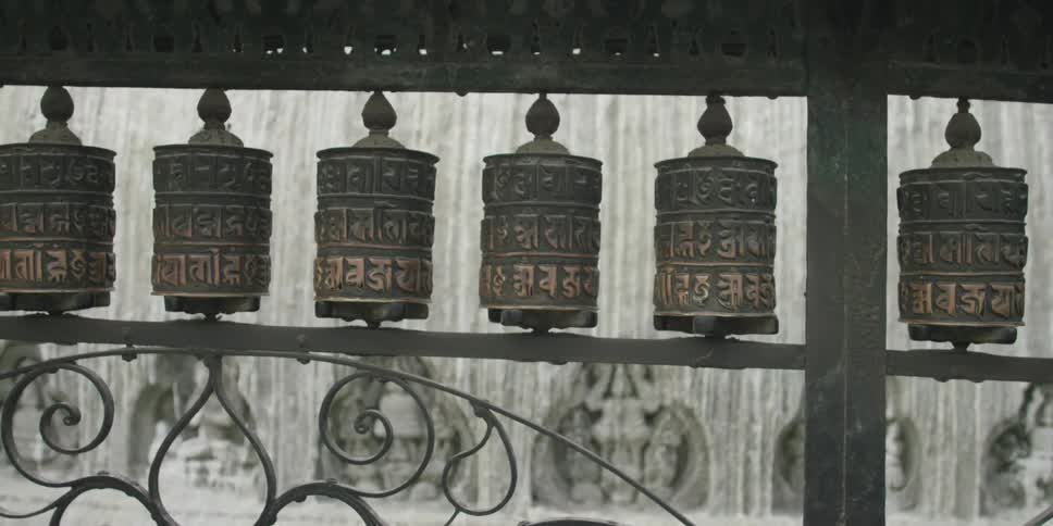 Temple ornaments in the day time