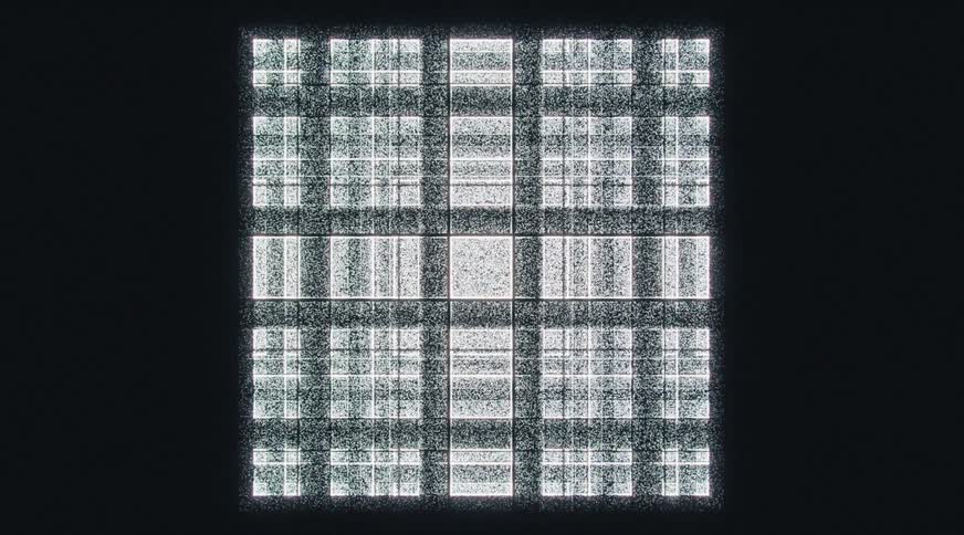 Black white and gray colors that look like different patterns
