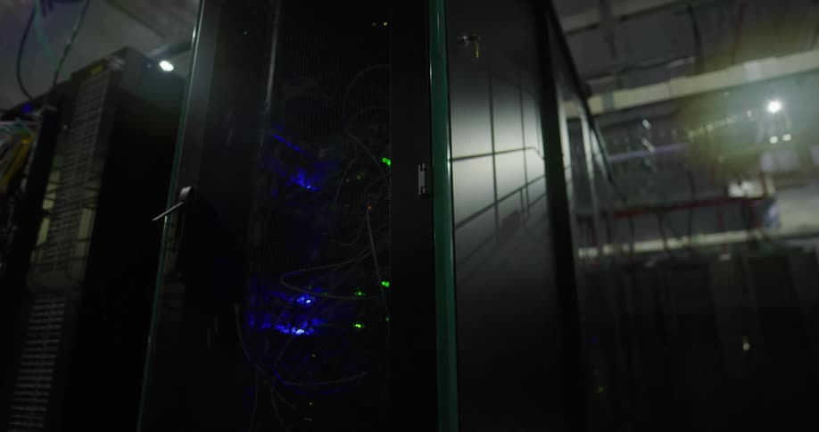 A room filled with computer servers