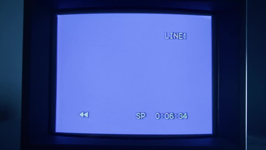 A close up of a crt tv