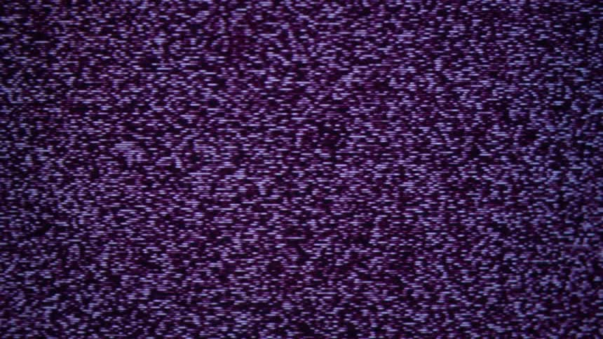 A close up of a crt tv