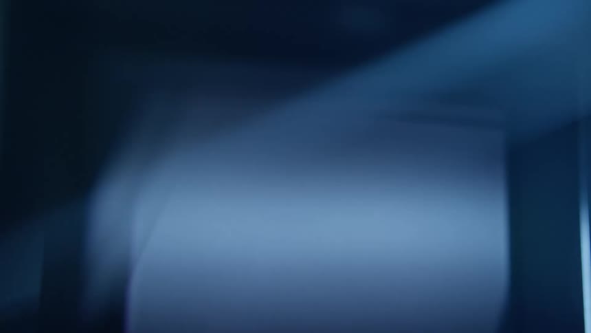 A view of colors flashing on a screen