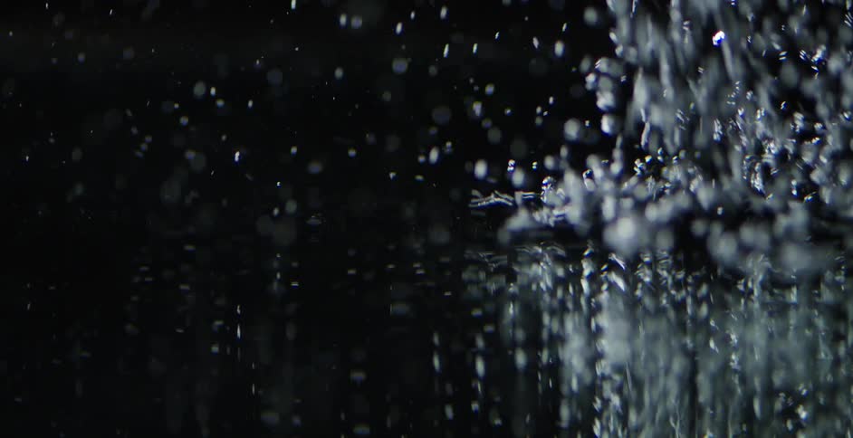 Bubbles flowing against a black background