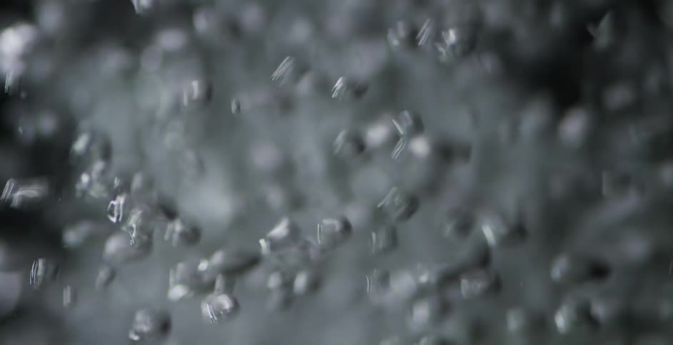 Close up of bubbles flowing under water