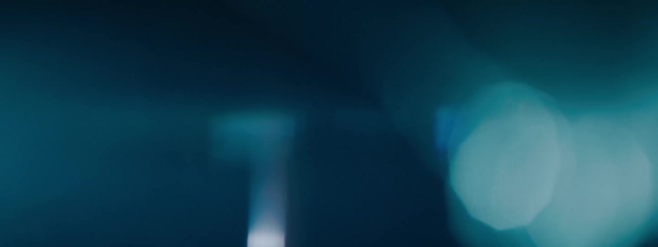 Lights flashing in darkness