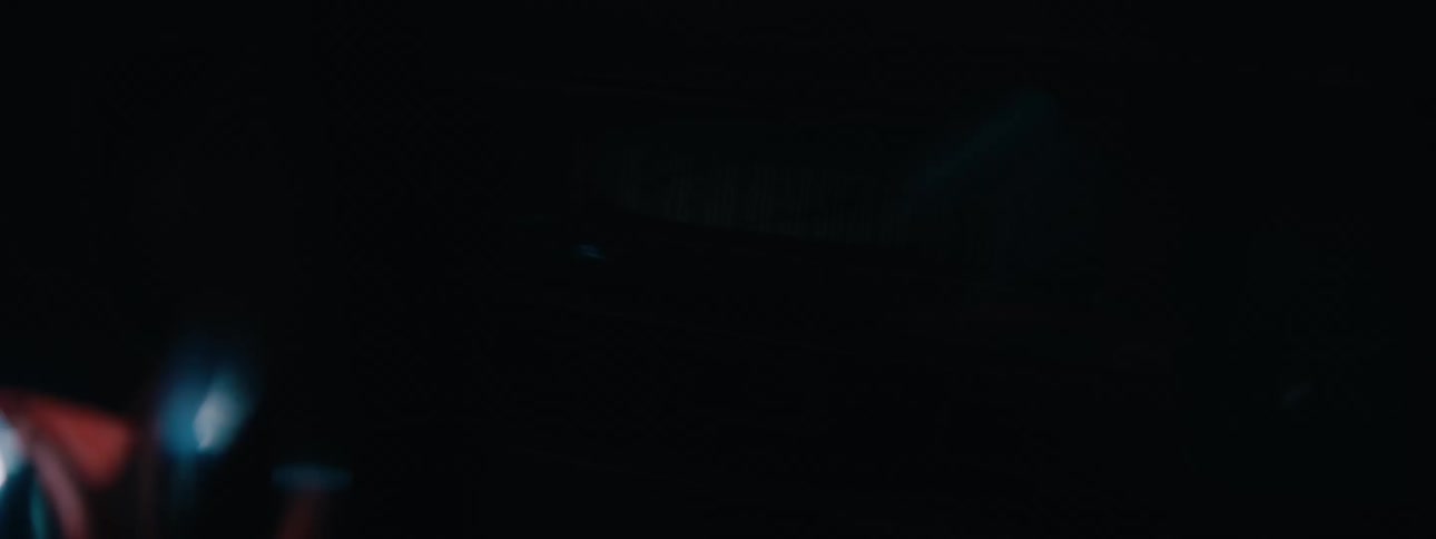 A classic car dashboard with flashing lights