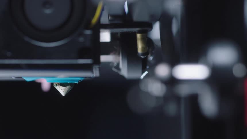 A close up of moving machinery