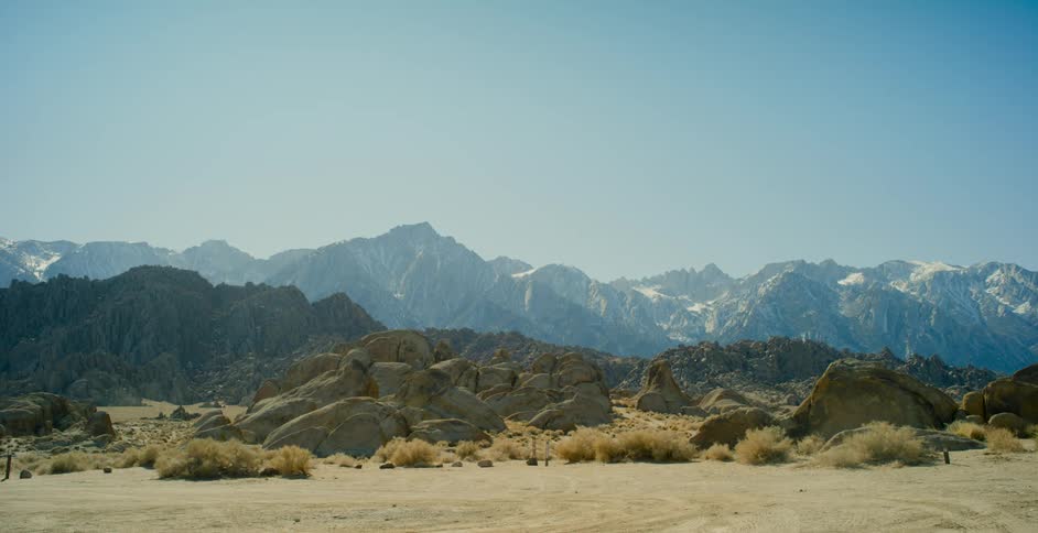 A view of landscapes and mountains in the distance