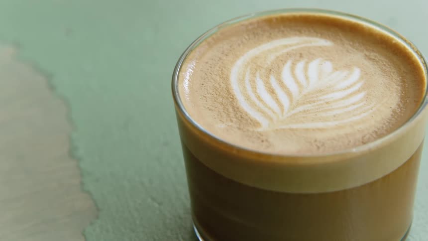 A close up of a coffee