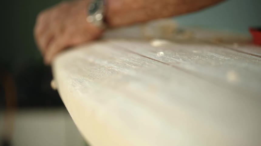 Person removing wood