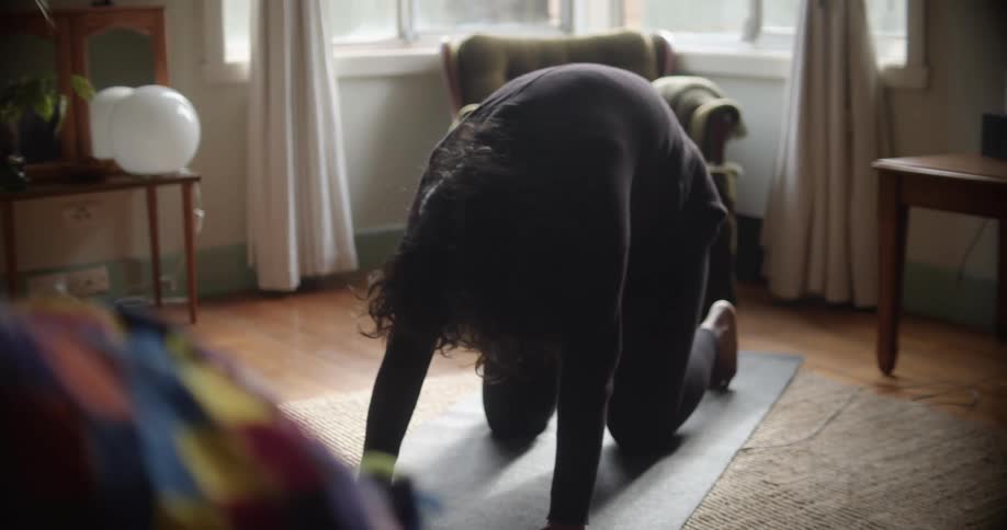 Woman doing yoga