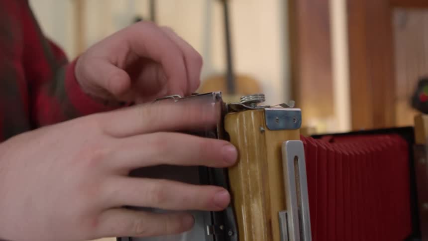 A close up of a vintage camera