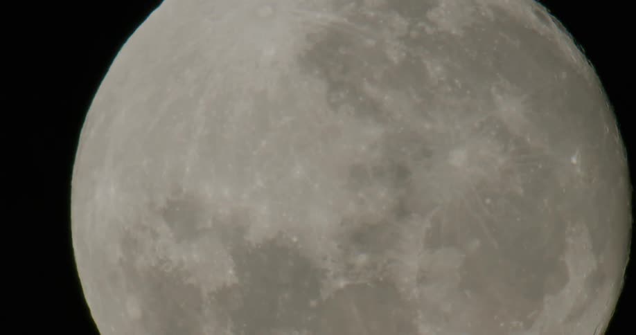Full moon in the night sky