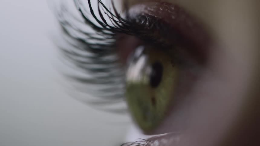 A close up of a persons eye