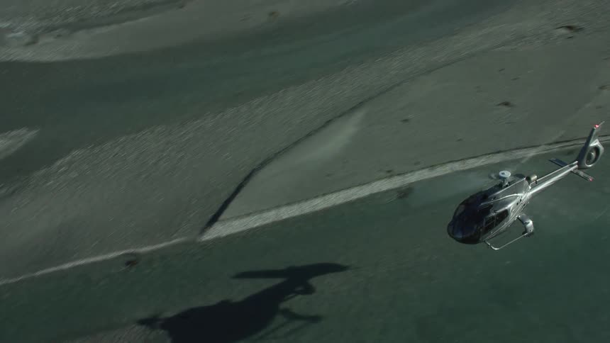 Helicopter flying