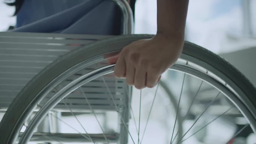 Person on wheelchair
