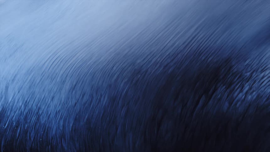 Small streaks of white and shades of blue expand and lengthen