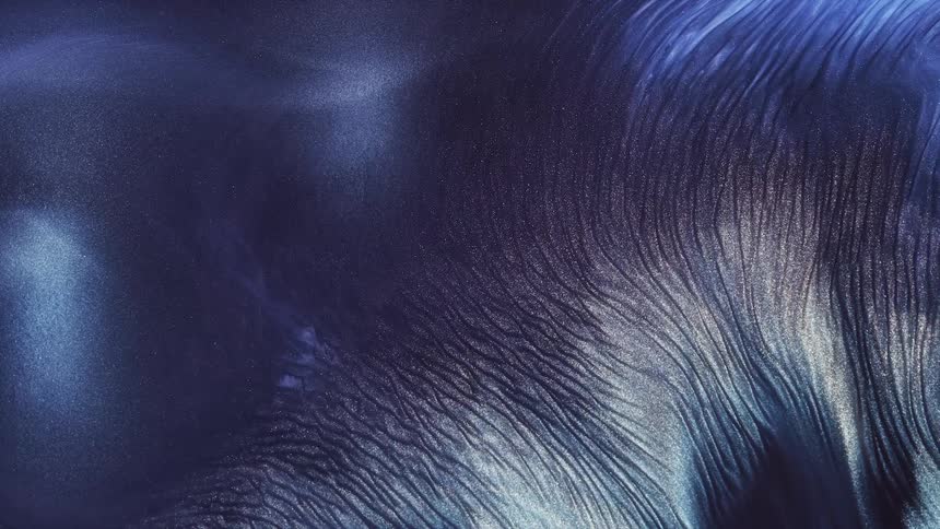 A view of silver and golden sand flowing