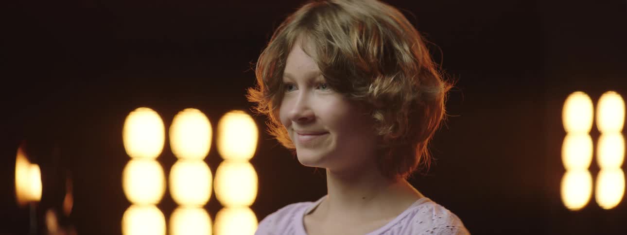 Young woman smiling