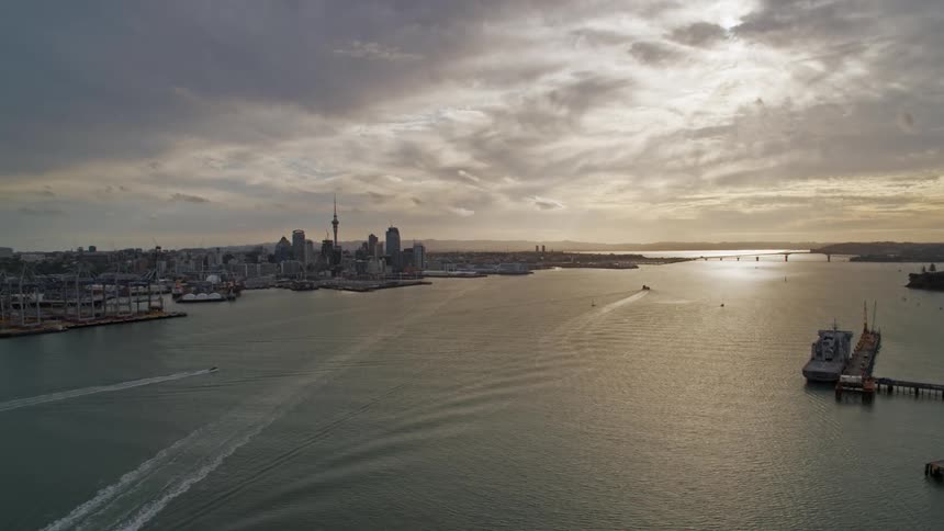 Aerial view of city