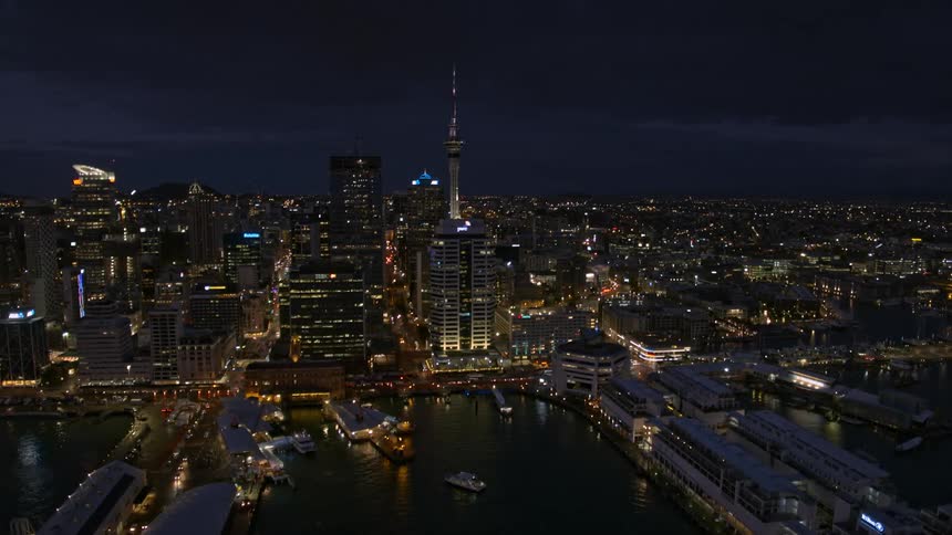 Aerial view of city
