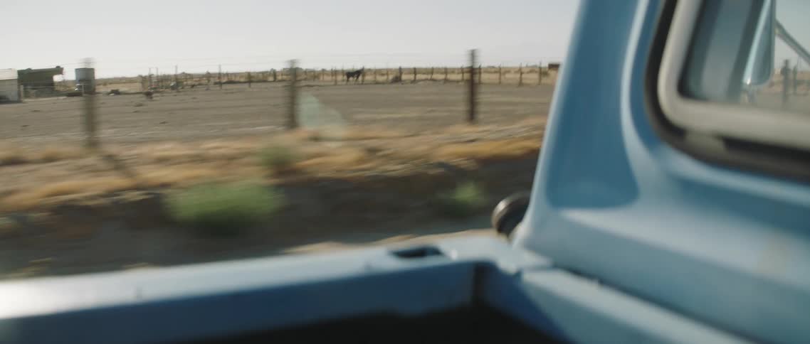 Car driving on road