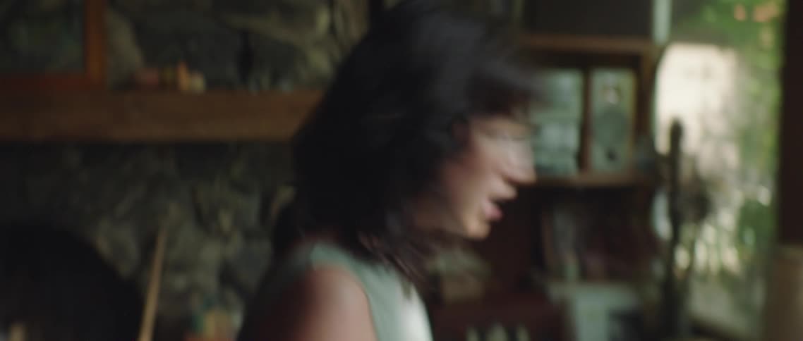 A woman yelling at a man in a room