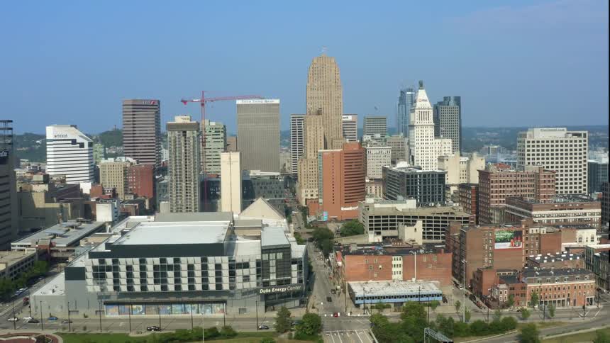 Buildings in city