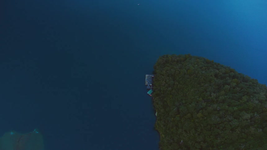 A coast with land and sea