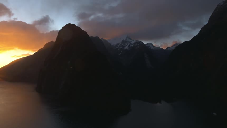 A lake with a mountain range with snow with the sky and clouds in the background