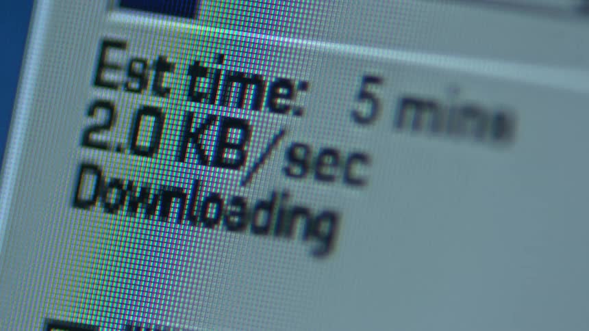 Download time on computer