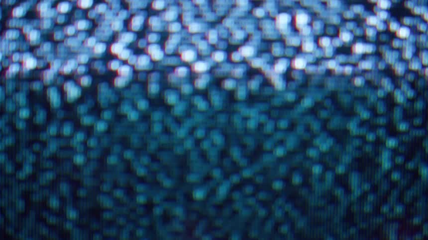 A close up of a crt tv