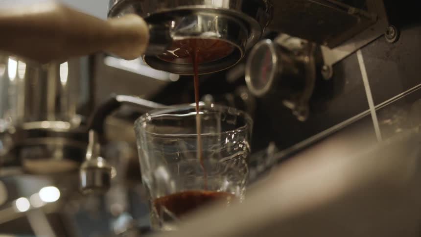 A close up of a coffee machine