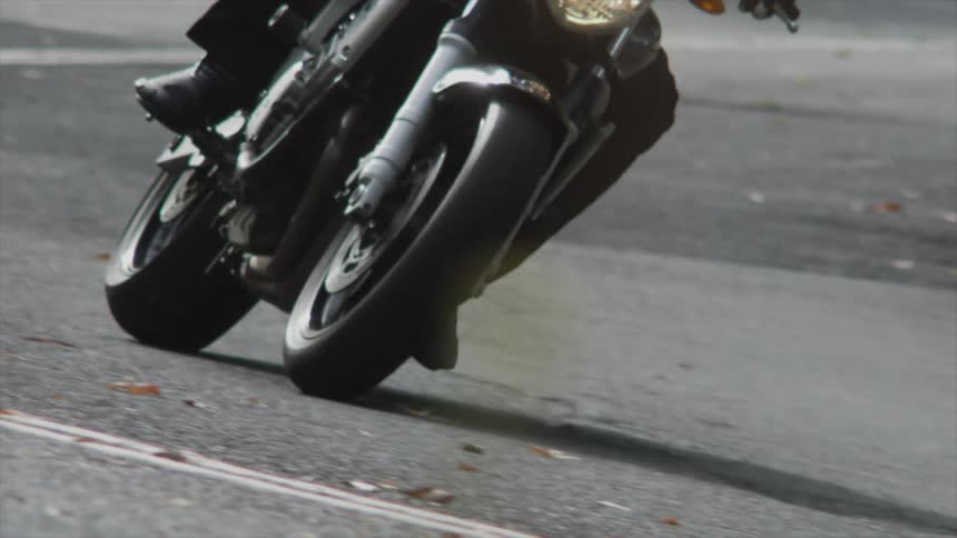 Person on motorbike