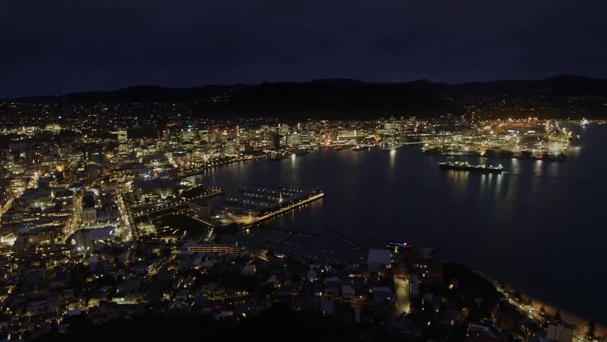 Aerial view of city