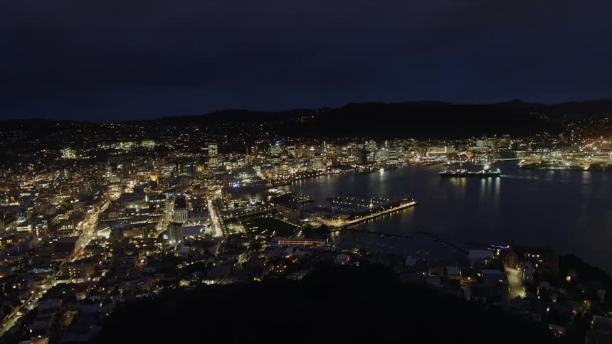 Aerial view of city