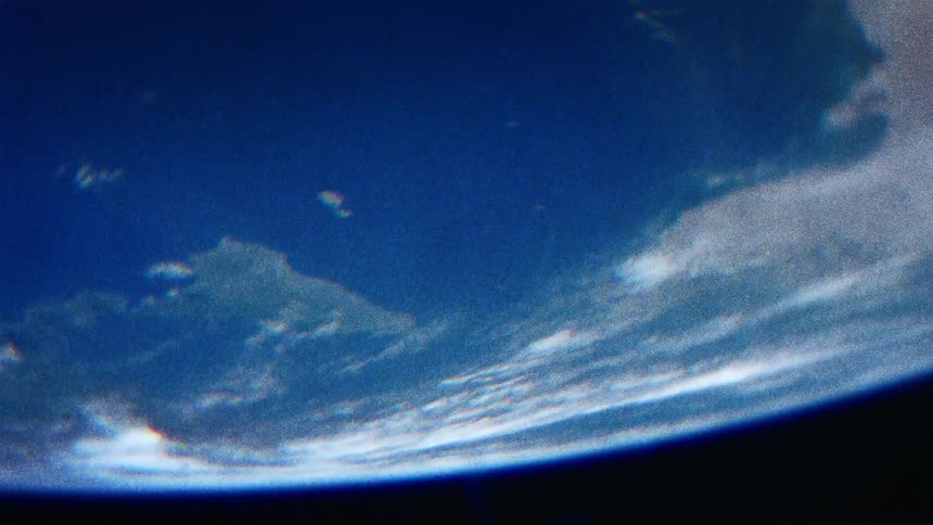 Wide view of earth from space