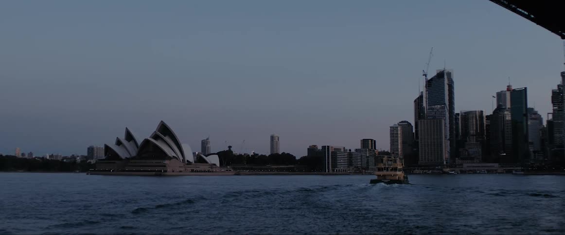 Wide shot of sydney
