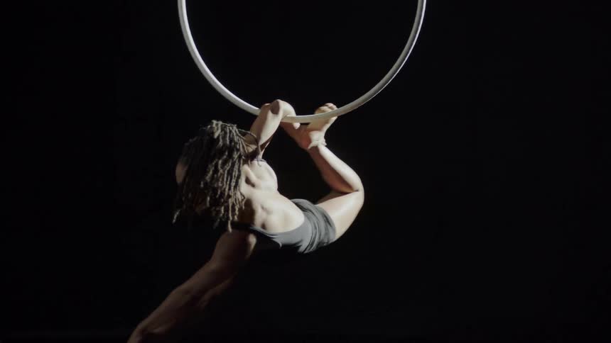 Black woman on ring