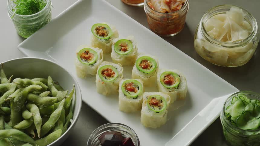 A view of food on a table