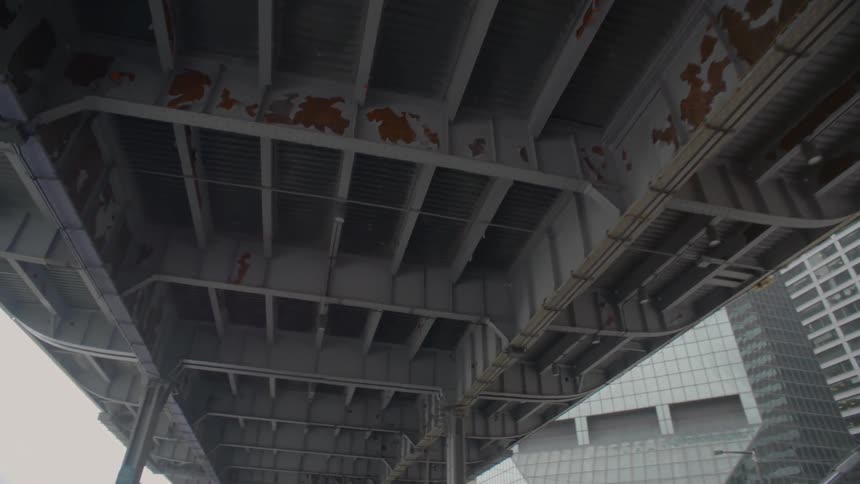 A bridge in the city